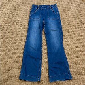 Blank NYC Kickball Club High Rise Flare Jeans size 28 Long Inseam